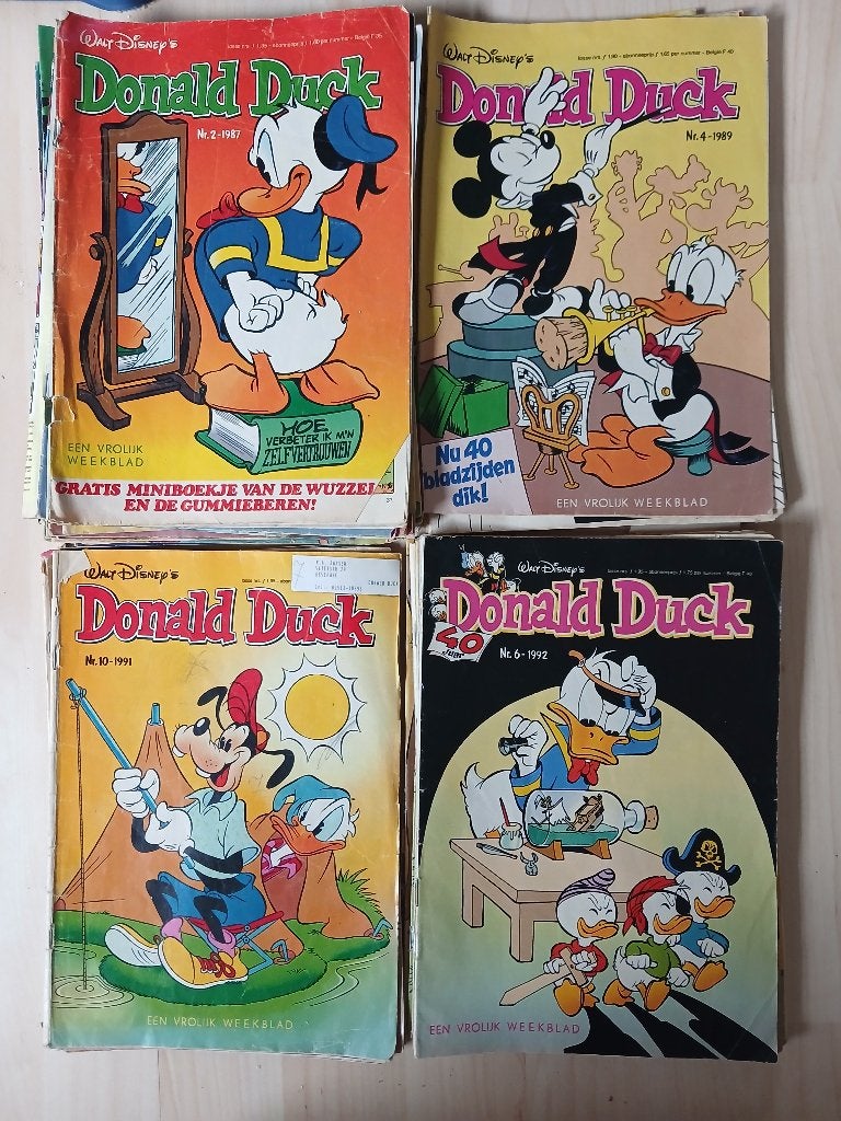 Donald Duck, Boeken, Gelezen, Ophalen of Verzenden, Walt Disney Company, Meerdere stripboeken