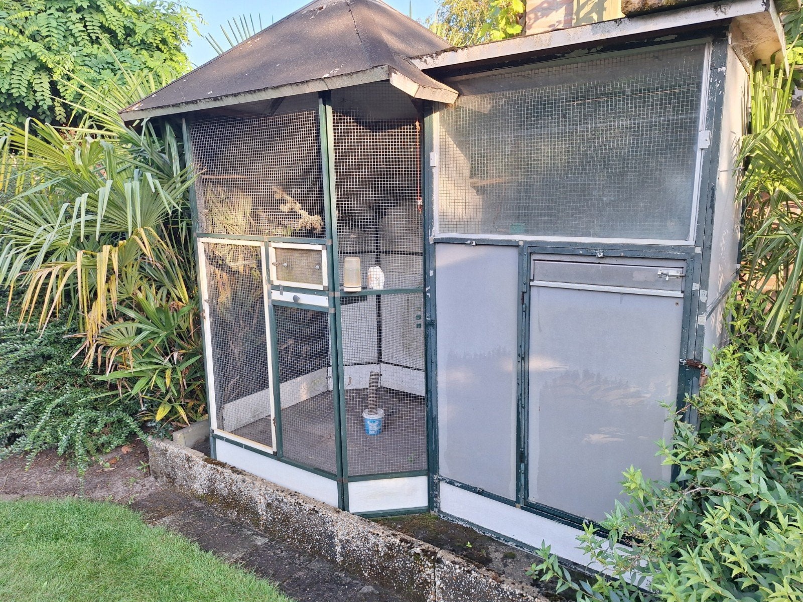 Aluminium Voliere, Dieren en Toebehoren, Vogels | Hokken en Kooien, Ophalen, Gebruikt, Aluminium, Volière