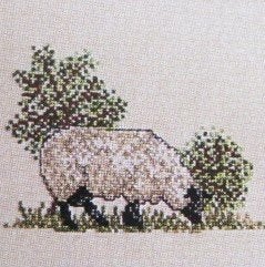 Borduurpatroon  Schaap   nr 9942 do, Verzenden, Nieuw, Handborduren, Patroon