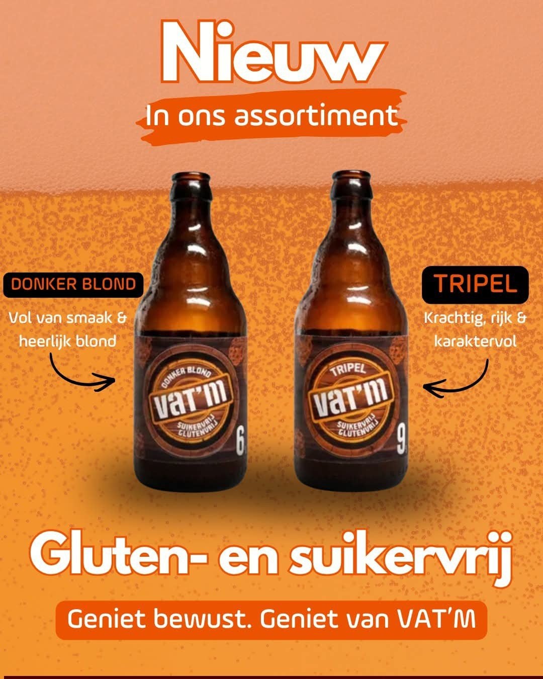 Vat'm bieren, Ophalen of Verzenden, Nieuw, Flesje(s), Overige merken