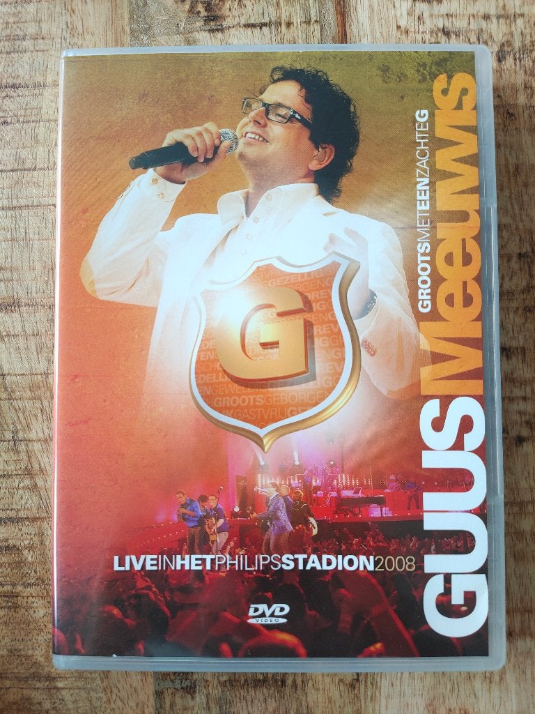 DVD Guus Meeuwis - Groots met een zachte G (2008), Alle leeftijden, Zo goed als nieuw, Concert, Ophalen of Verzenden