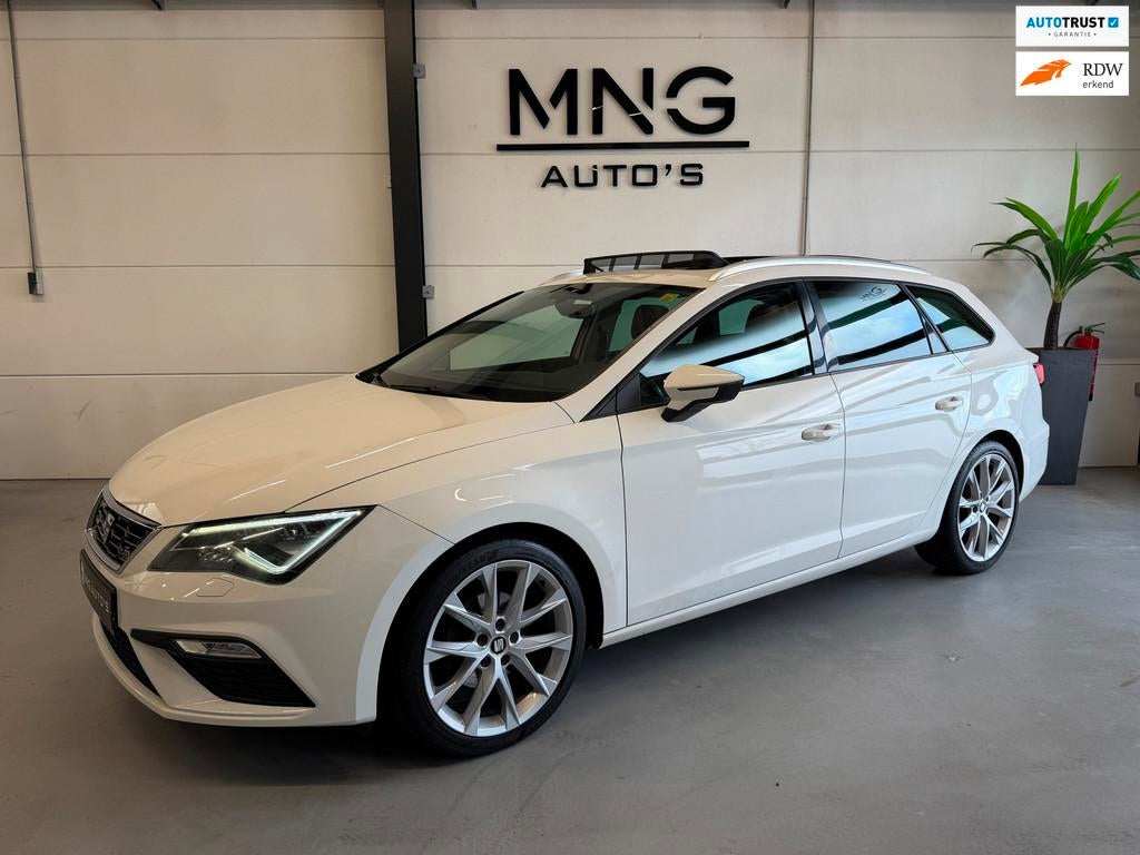 Seat LEON ST 2.0 TDI FR|DSG|PANO|LEDER|SFEERVERL|ST.VW|, Auto's, 1325 kg, Gebruikt, Euro 6, 4 cilinders