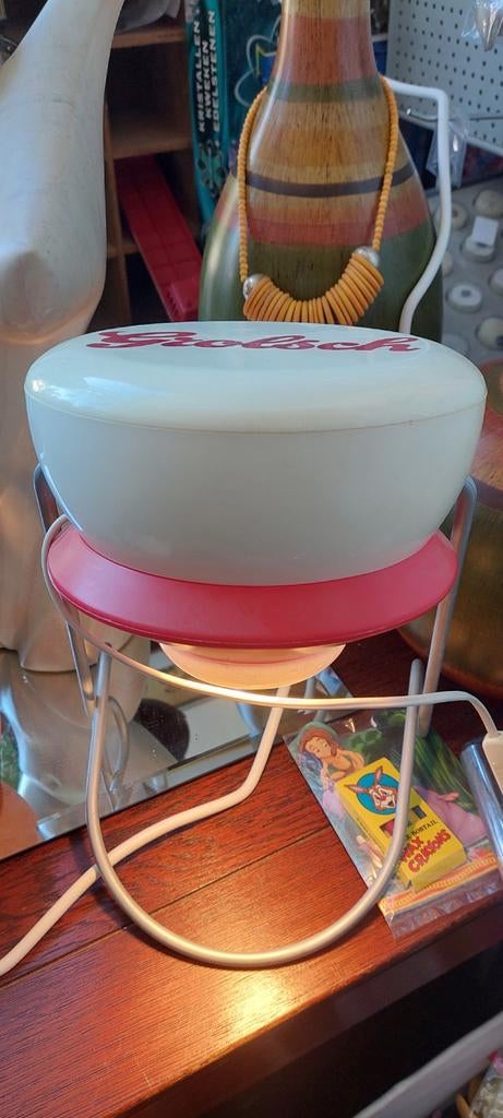 Vintage Grolsch Bier / Reclame Lamp, Antiek en Kunst, Ophalen of Verzenden