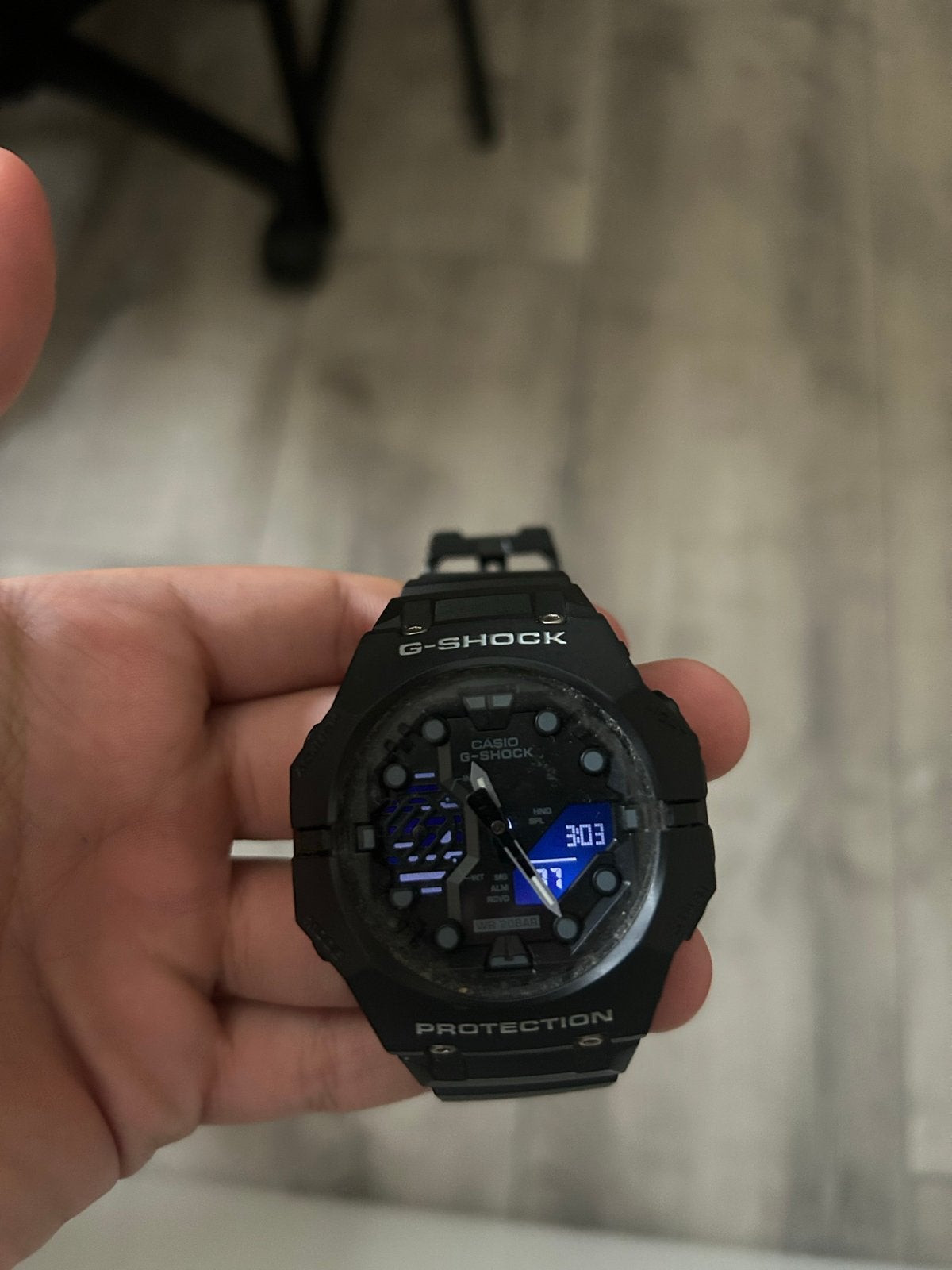 Casio G-Shock GA-2100 horloge - Zwart, Sieraden, Tassen en Uiterlijk, Casio, Kunststof, Gebruikt, Polshorloge