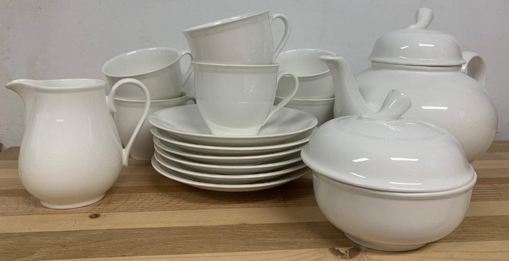 Royal Canterbury Anna servies - 15 delig, Huis en Inrichting, Ophalen of Verzenden, Porselein, Overige merken, Overige stijlen