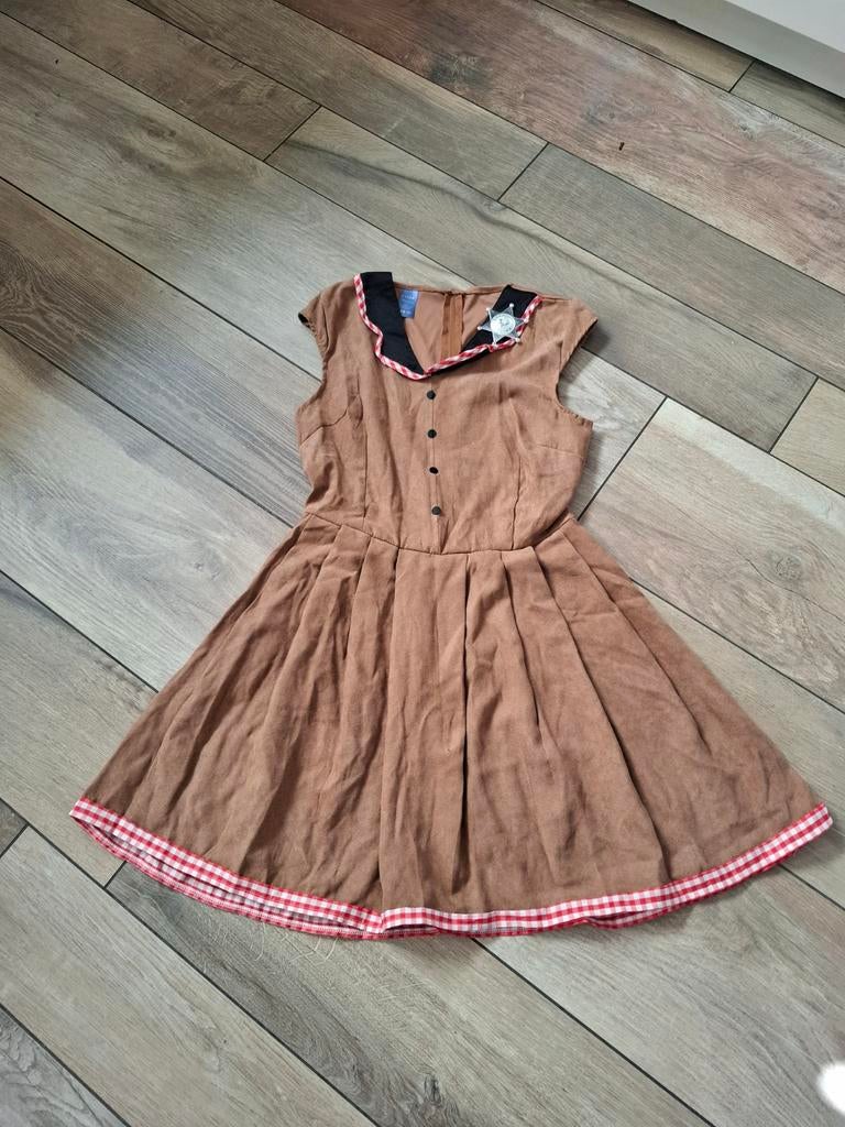 Fever - cowgirl Jurk - maat M, Maat 38/40 (M), Carnaval, Fever, Ophalen of Verzenden