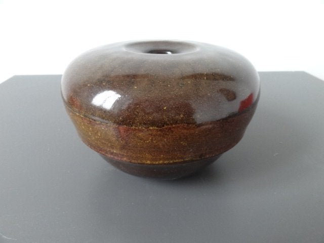 vaas, unica van Daniel de Montmollin, diam 17,5 H 11.5 cm, Verzenden, Vaas, Gesigneerd, 12 cm