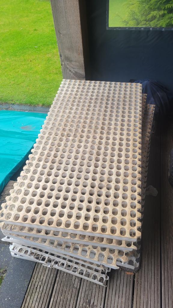 Vloerdelen  60x115 cm 15 stuks., Ophalen, Gebruikt