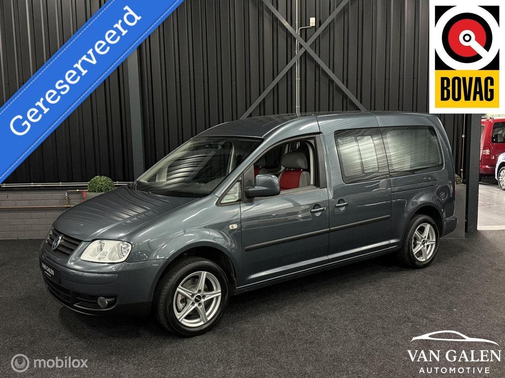 Volkswagen Caddy Maxi 1.6 Comfortline 7p Airco|Camping|APK, Voorwielaandrijving, 12 maanden, Gebruikt, 4 cilinders