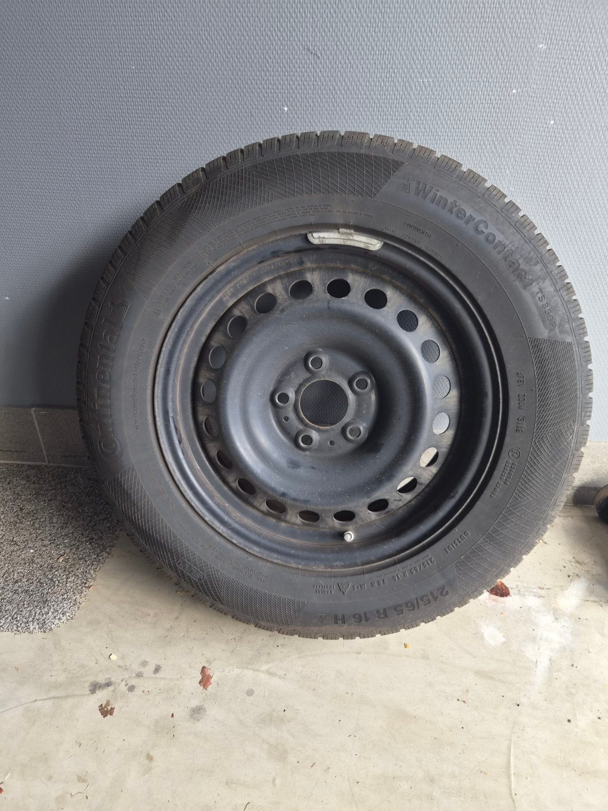 Continental WinterContact TS860 215/65 R16 H winterband, Auto-onderdelen, 16 inch, Banden en Velgen, Personenwagen, Gebruikt