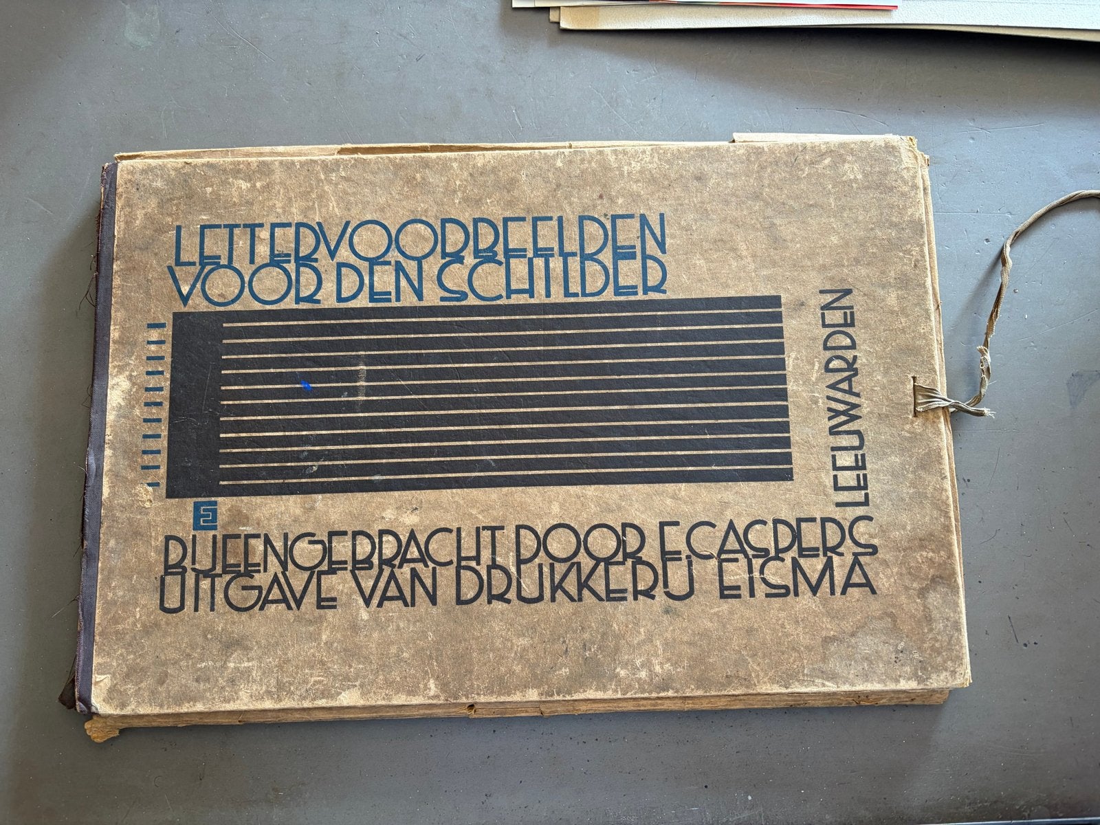 Lettervoorbeelden voor den schilder - E. Caspers (1931), Ophalen of Verzenden, Gelezen, Overige onderwerpen