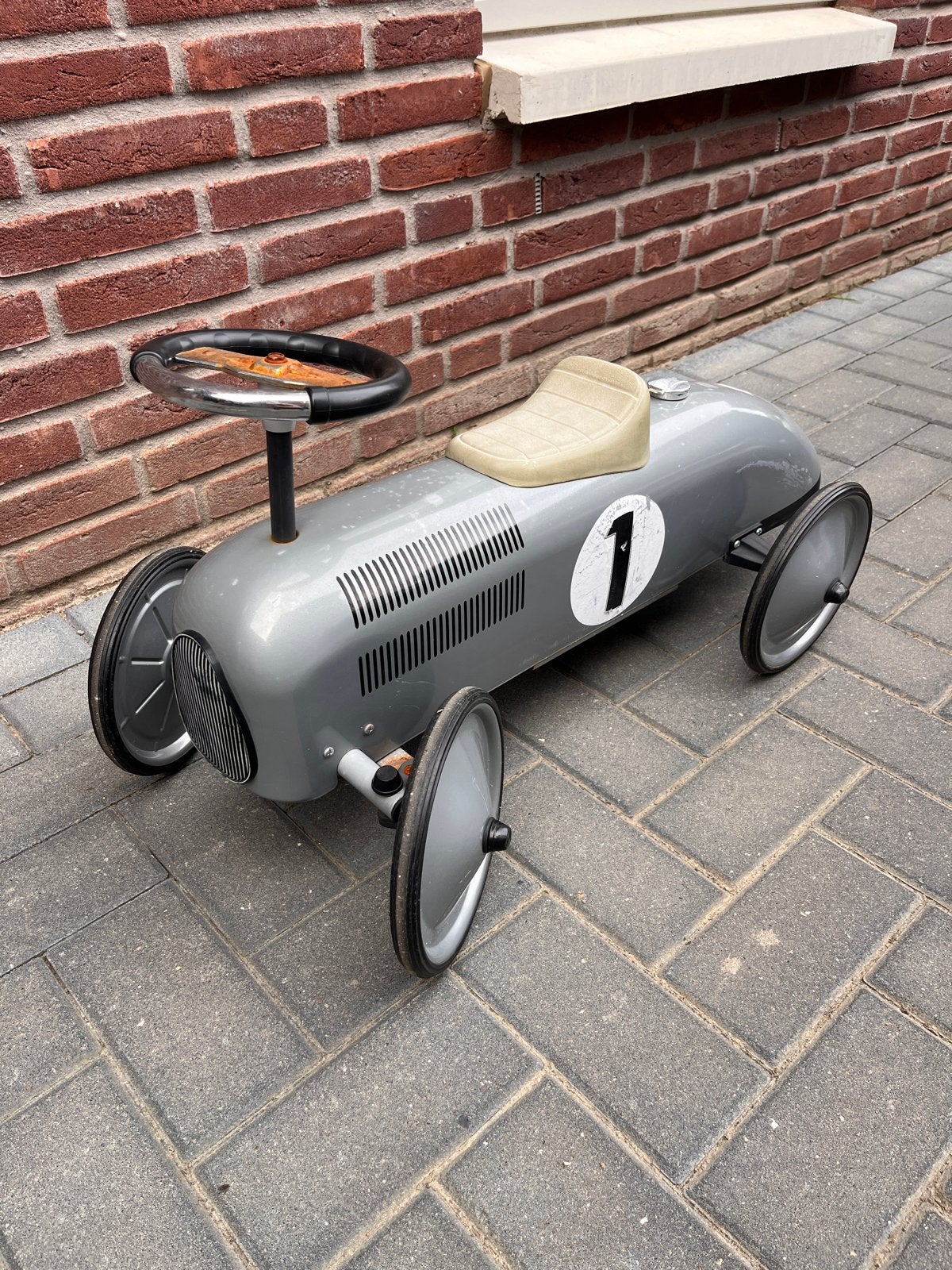 Retro loopauto, Ophalen, Gebruikt