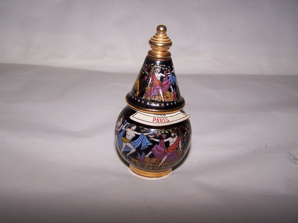 Vintage Grieks parfumflesje (parfum/crème). Nwst., Verzamelen, Parfumverzamelingen, Ophalen of Verzenden, Zo goed als nieuw, Parfumfles