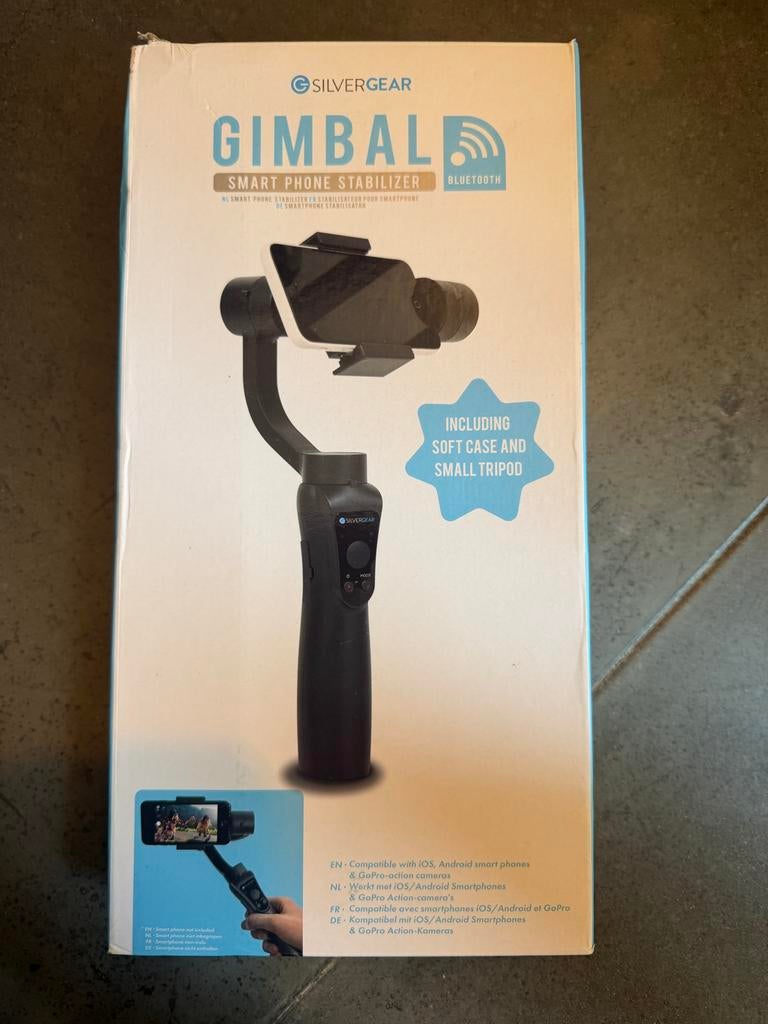 Silvergear Gimbal Smart Phone Stabilizer, Gebruikt, Overige merken, Minder dan 100 meter, Geen camera