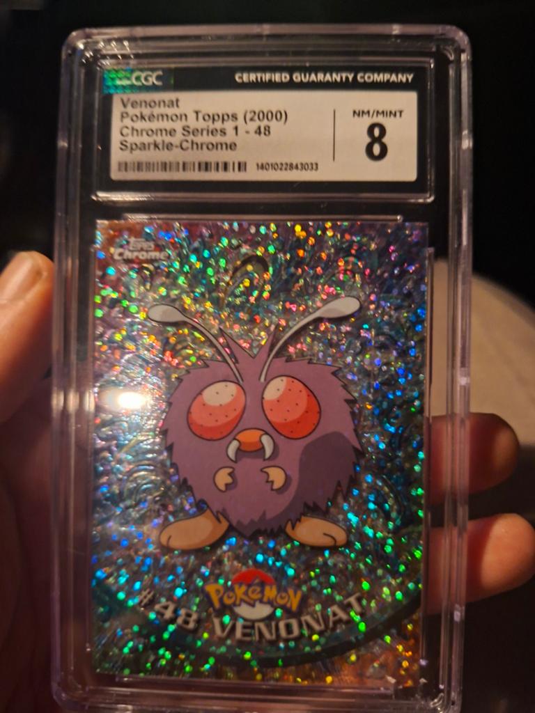 Venonat topps sparlke cgc 8, Ophalen of Verzenden, Zo goed als nieuw