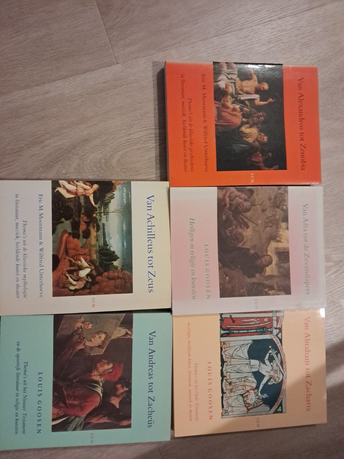 E5 Diverse boeken over religie, mythologie en geschiedenis, Ophalen of Verzenden, Gelezen, Eric M. Moormann, Wilfried Uitterhoeve, Louis Goosen