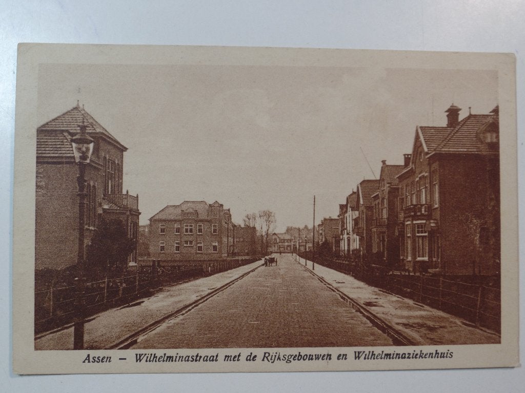 Assen, Ophalen of Verzenden, Voor 1920, Gelopen, Drenthe