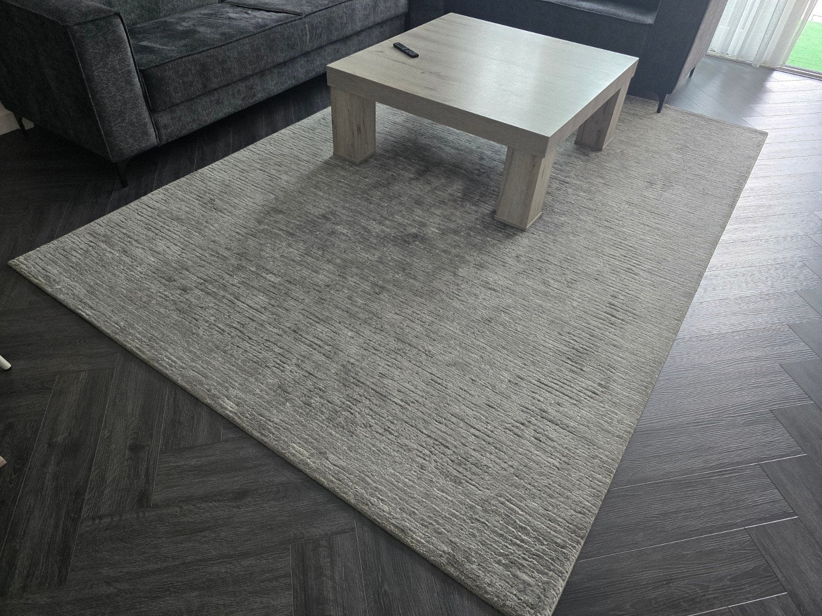 Tapijt, Ophalen, Zo goed als nieuw, Minder dan 10 m², Grijs