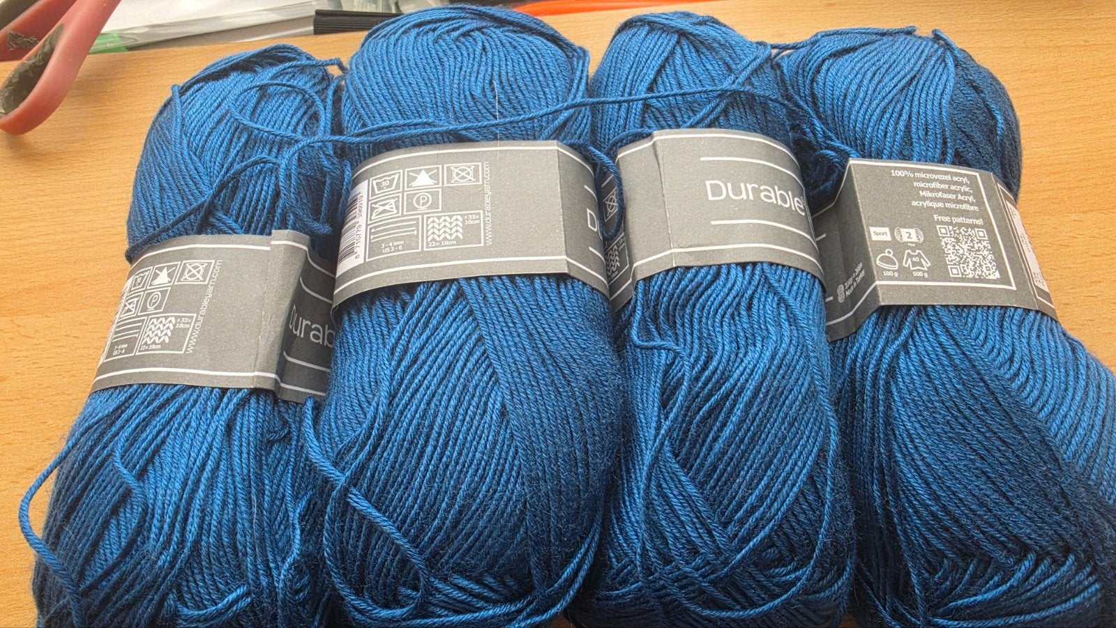 4x Durable Comfy Petrol, Hobby en Vrije tijd, Breien en Haken, Ophalen of Verzenden, Nieuw, Breien of Haken, Wol of Garen