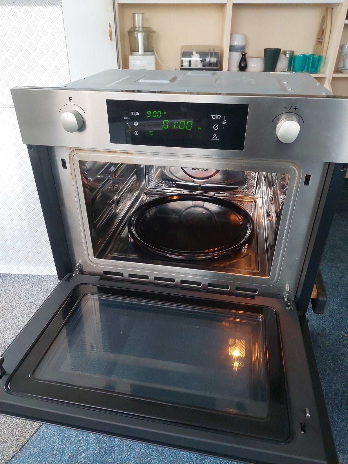 Inbouw combi-magnetron Candy in zeer nette staat, Witgoed en Apparatuur, Magnetrons, Ophalen, Zo goed als nieuw, Inbouw