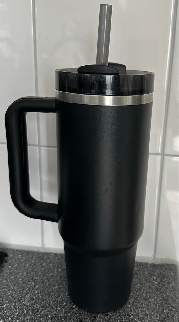 Stanley Quencher H2.0 FlowState Tumbler - Zwart, Ophalen, Stanley, Zo goed als nieuw, Zwart
