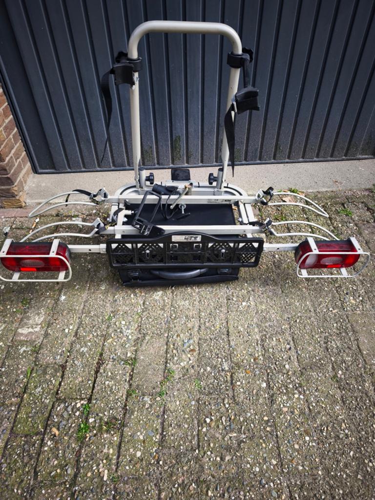 Pro User Kantelbare Fietsendrager voor 2 Fietsen, Ophalen, 2 fietsen, Gebruikt, Trekhaakdrager