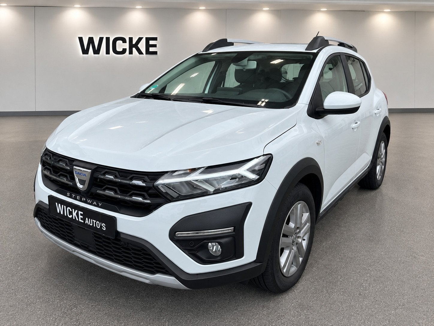 Dacia Sandero Stepway 1.0 TCe 90PK Automaat Led Navigatie Ca, Dealer onderhouden, Stof, Wit, 91 pk