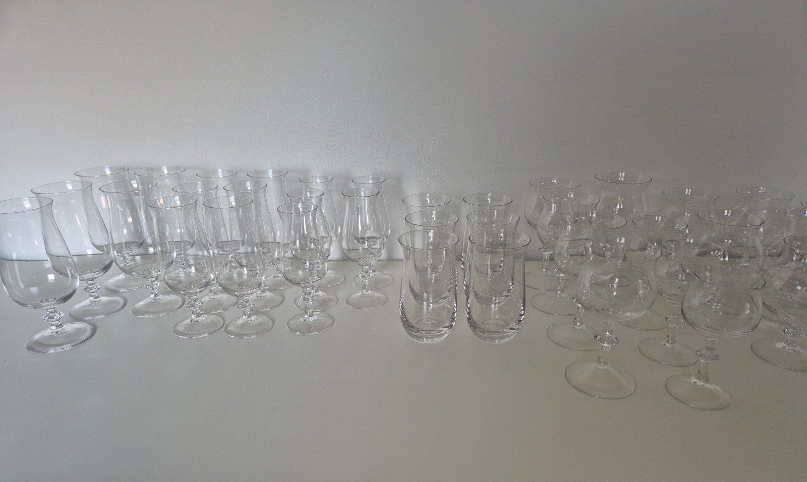 Royal Leerdam Kristallen Glasservies - 62 Delig, Ophalen, Zo goed als nieuw, Overige typen