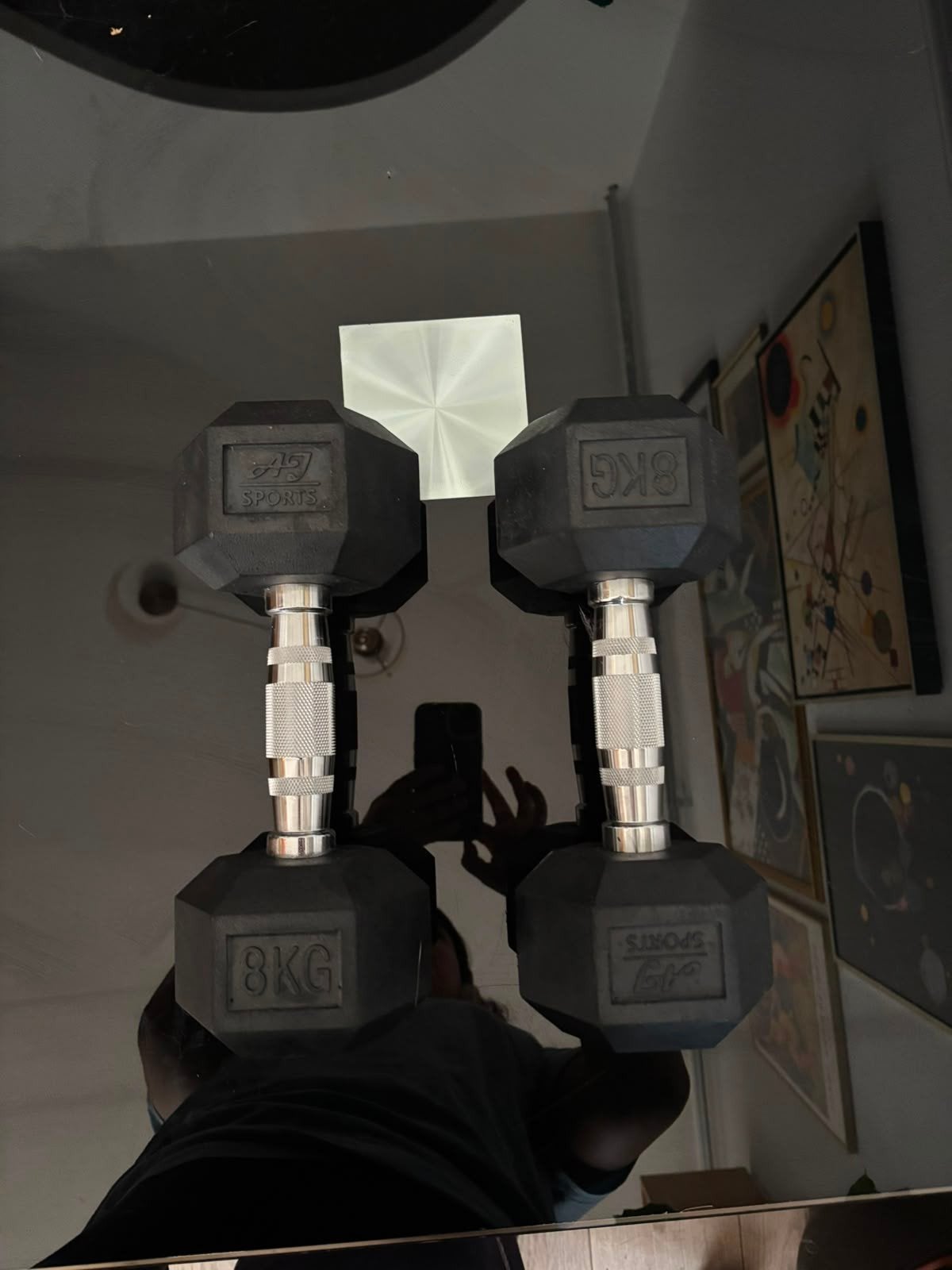 Tunturi Kettlebell 8KG, Ophalen, Zo goed als nieuw, Kettlebell