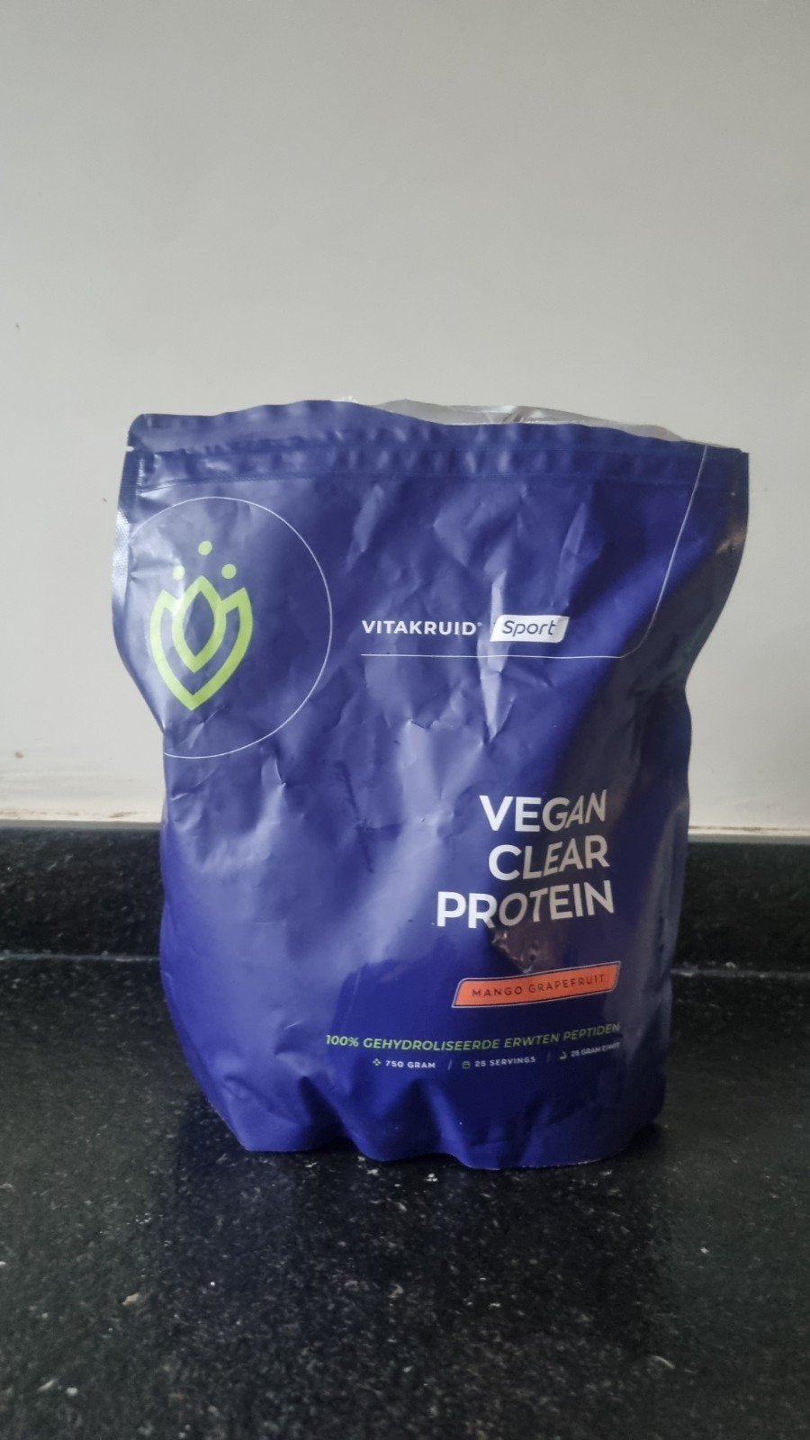Vitakruid vegan clear proteine mango grapefruit, Sport en Fitness, Ophalen of Verzenden, Poeder of Drank