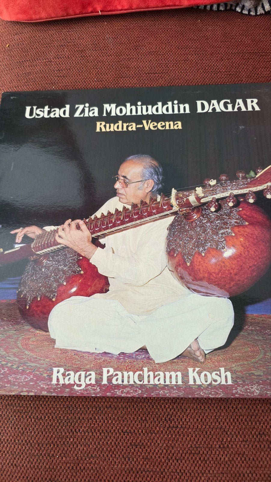 Ustad Zia Mohiuddin Dagar - Rudra-Veena Raga Pancham Kosh LP, LP, Zo goed als nieuw, 12 inch, Indiaas