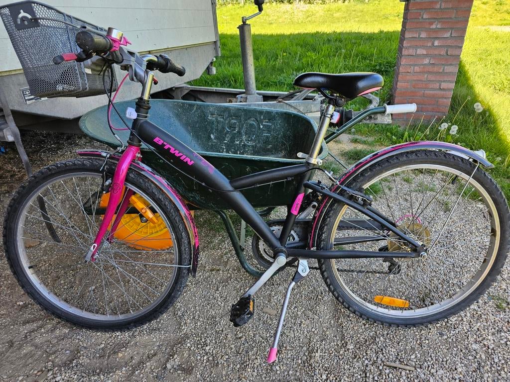 Btwin meisjes fiets poply 500, Ophalen, Zo goed als nieuw, 20 inch