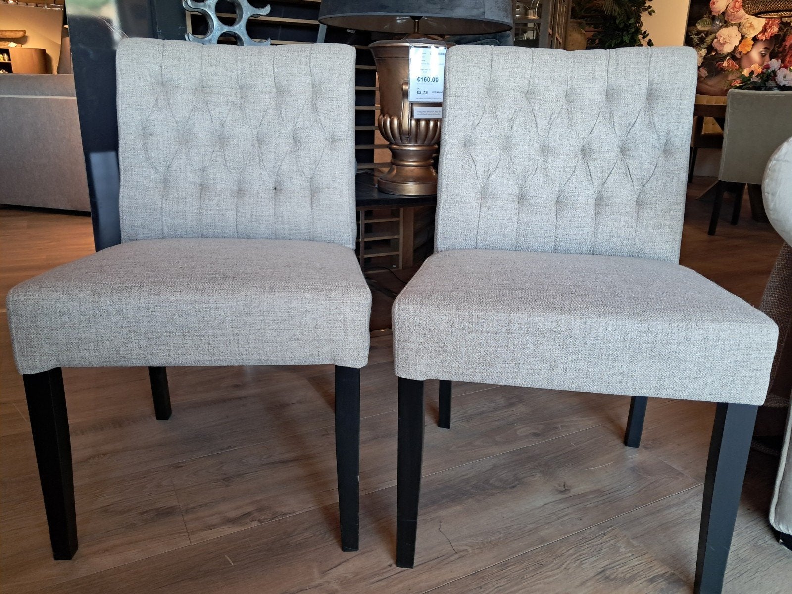Set Eetkamerstoelen VAN €440 VOOR €150, Huis en Inrichting, Stoelen, Ophalen, Twee, Overige kleuren, Modern, Elegant