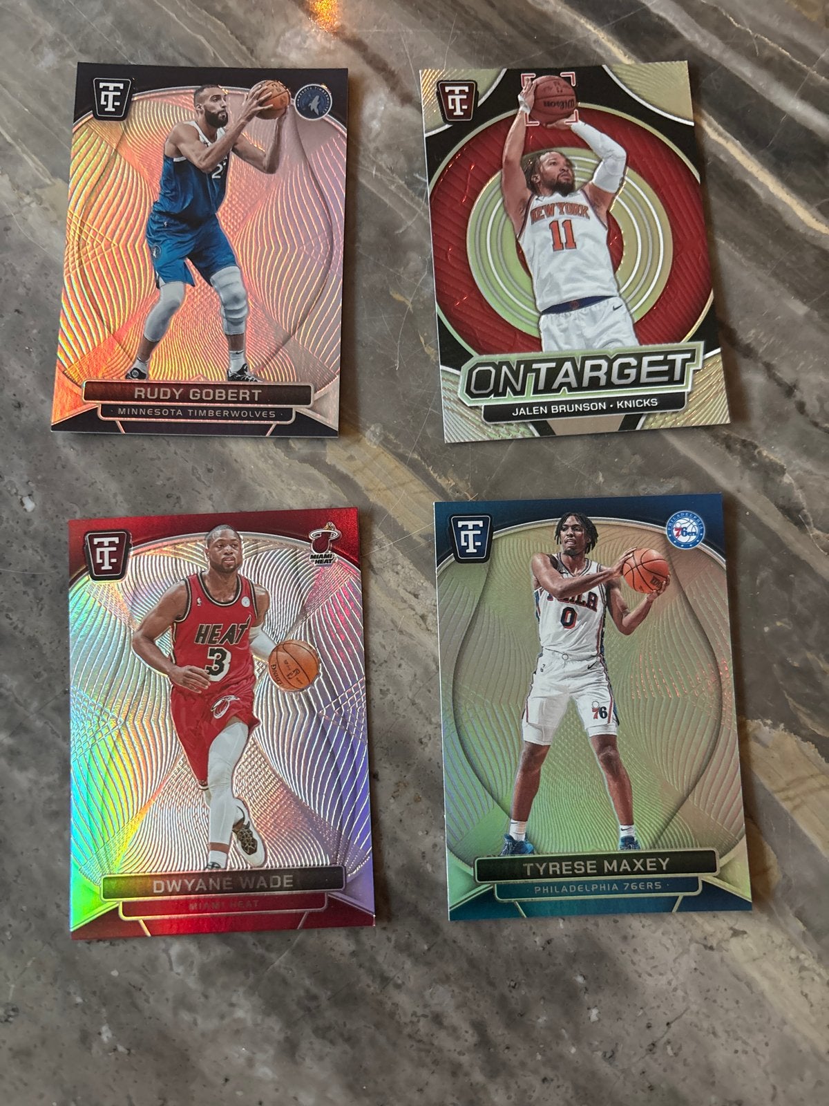 NBA Basketbal Kaarten - Rudy Gobert, Jalen Brunson, Dwyane W, Ophalen of Verzenden, Zo goed als nieuw, Buitenlandse clubs, Spelerskaart