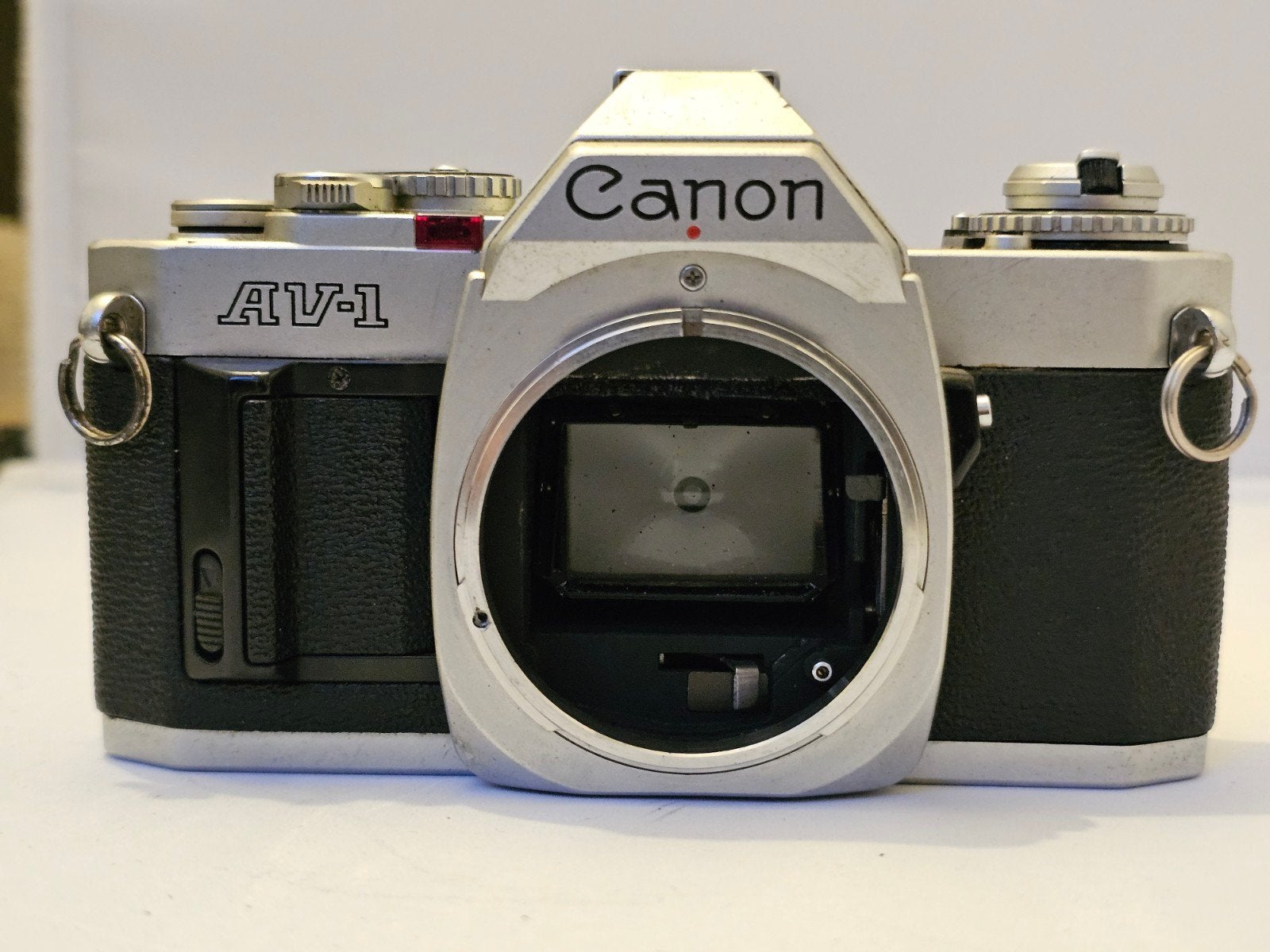 Canon AV-1, Ophalen of Verzenden, Spiegelreflex, Canon