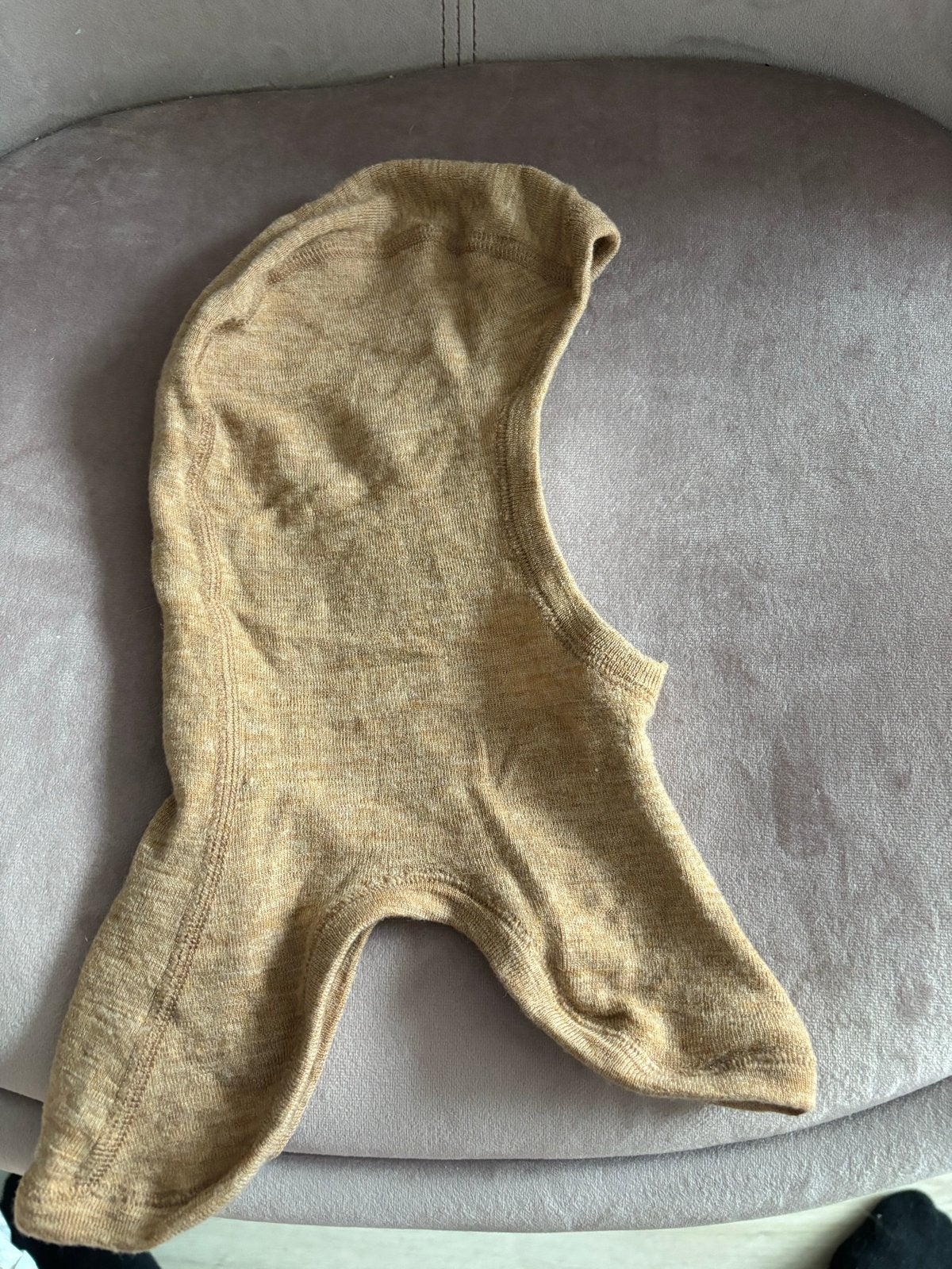 Dilling wol balaclava muts maat 80/92, Jongetje of Meisje, Ophalen of Verzenden, Zo goed als nieuw, Maat 80