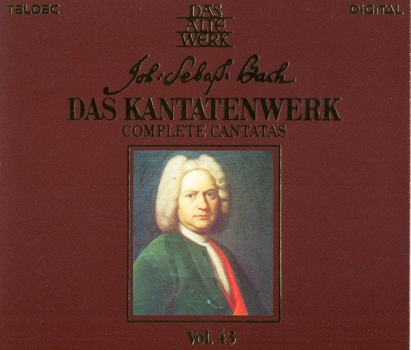 bach das kantatenwerk vol. 43 2 cd, Verzenden, Barok, Zo goed als nieuw, Overige typen