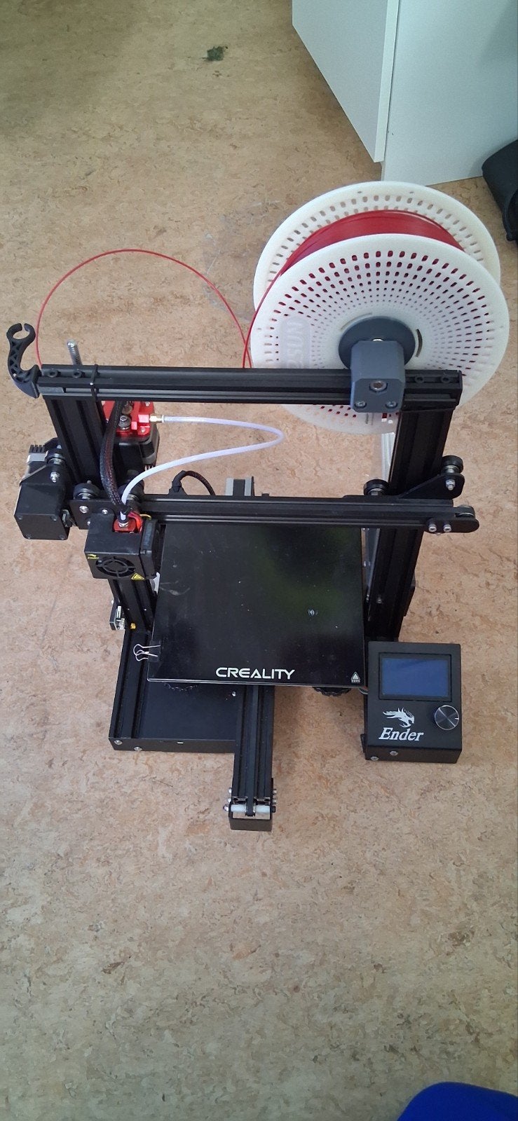 Creality Ender 3 3D-printer met extra zwart PLA filament, Ophalen, Gebruikt, Filament, Creality