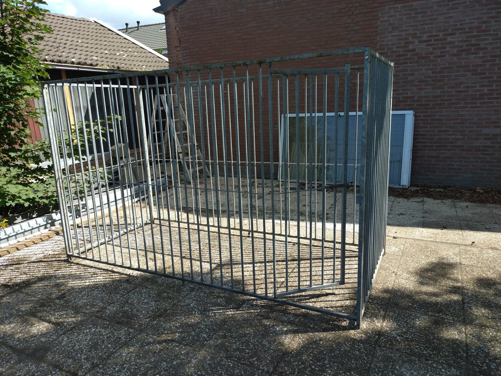 Grote kennel verzinkt, Dieren en Toebehoren, Ophalen, 110 cm of meer, Hondenkennel, 100 cm of meer