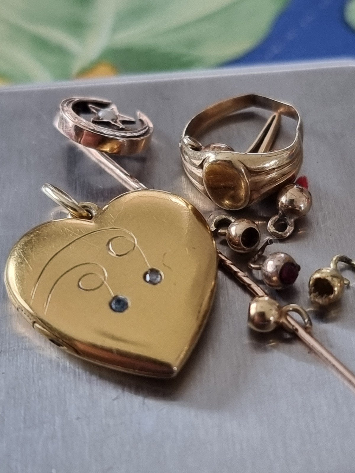 lotje goud 18+14 karaat 9 gram, Verzenden, Zo goed als nieuw, Goud, Goud