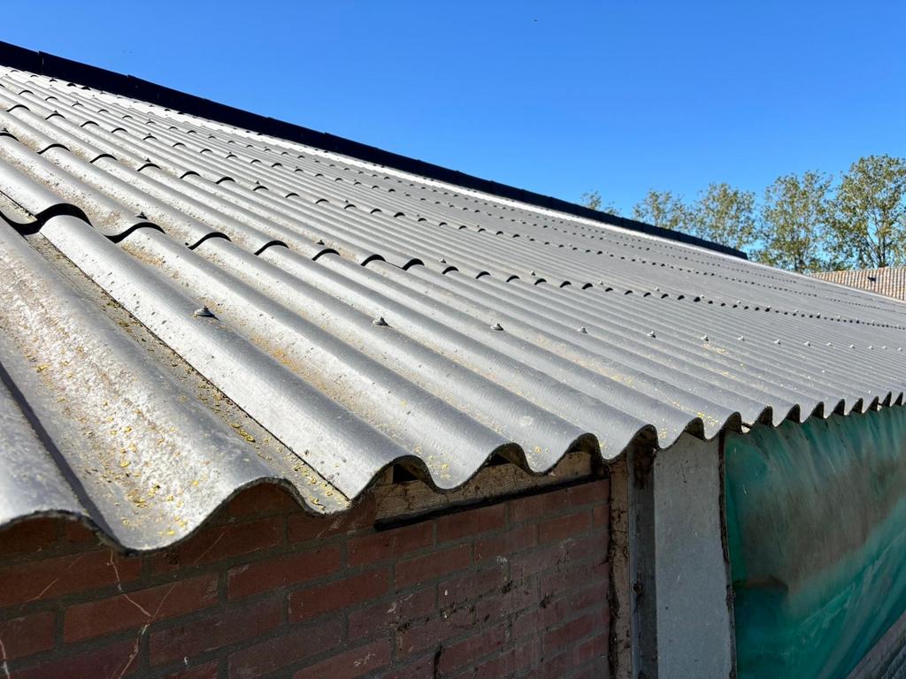 Asbestvrije golfplaten - diverse lengtes, zo goed als nieuw, Doe-het-zelf en Verbouw, Ophalen, Overige materialen, Zwart, Zo goed als nieuw