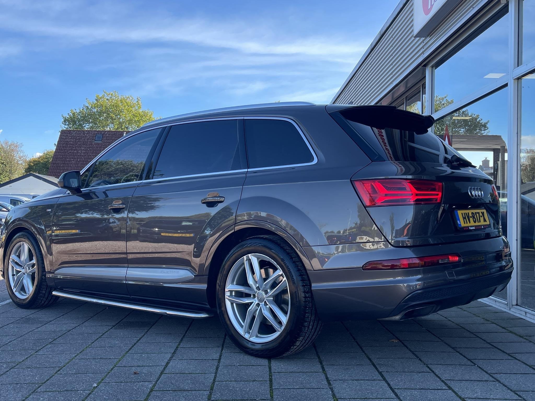 Audi Q7 3.0 TFSI quattro Pro Line + 7p /Leder/Bose/Luchtveri, Auto's, 2005 kg, Gebruikt, 2995 cc, 7 stoelen