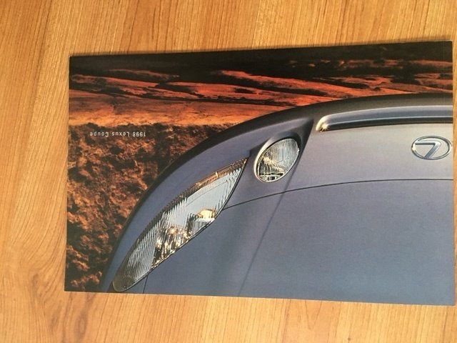 Lexus Coupe SC brochure/auto folder '92 '94 '97 '98, Ophalen of Verzenden, Zo goed als nieuw, Overige merken