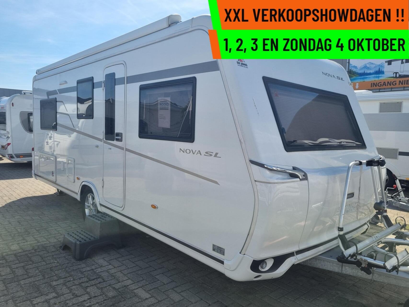 Eriba NOVA - XXL VERKOOPSHOW 1,2,3 & 4 OKT. 10-17 UUR, Rondzit, 7 tot 8 meter, Bedrijf, Eriba