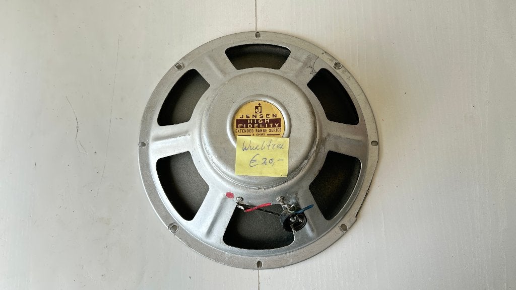 Jensen luidspreker voor Wurlitzer jukebox (8 Ohm), Ophalen of Verzenden, Gebruikt, 1950 tot 1960, Wurlitzer
