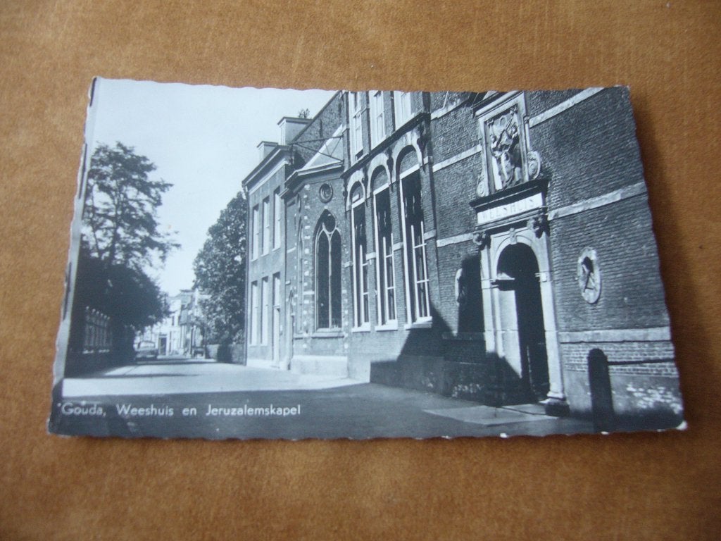 GOUDA  =  WEESHUIS EM JERUZALEMSKAPEL, Ophalen of Verzenden, 1940 tot 1960, Ongelopen, Zuid-Holland