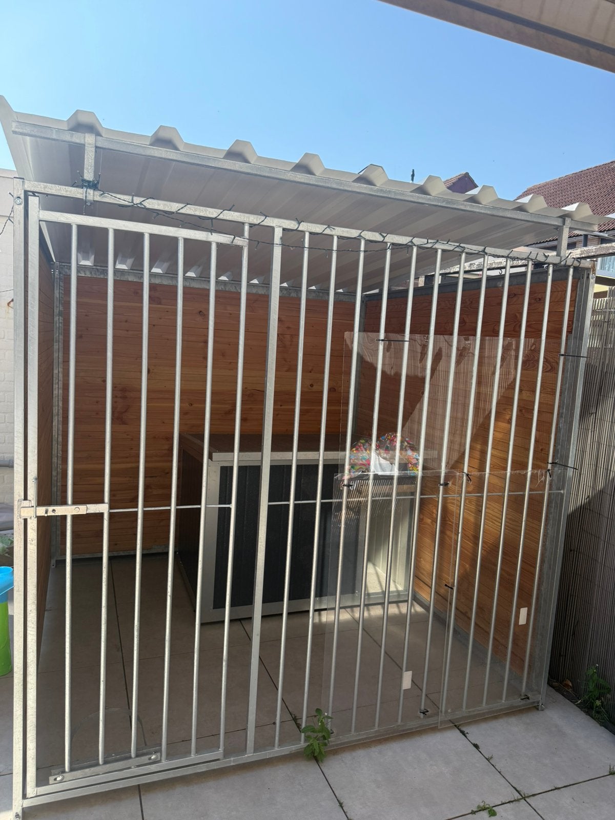 Douglas hout hondenkennel, Ophalen, Hondenkennel, 110 cm of meer, 100 cm of meer