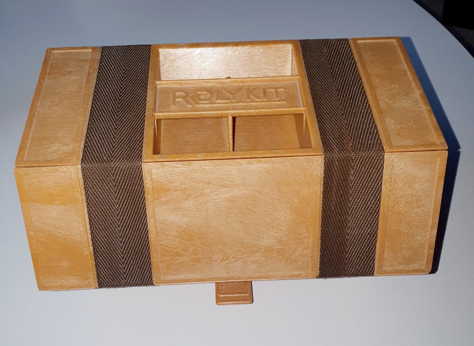 Rolykit zeshoekig oprolbaar opbergsysteem vintage, Doe-het-zelf en Verbouw, Gereedschapskisten, Ophalen, Zo goed als nieuw