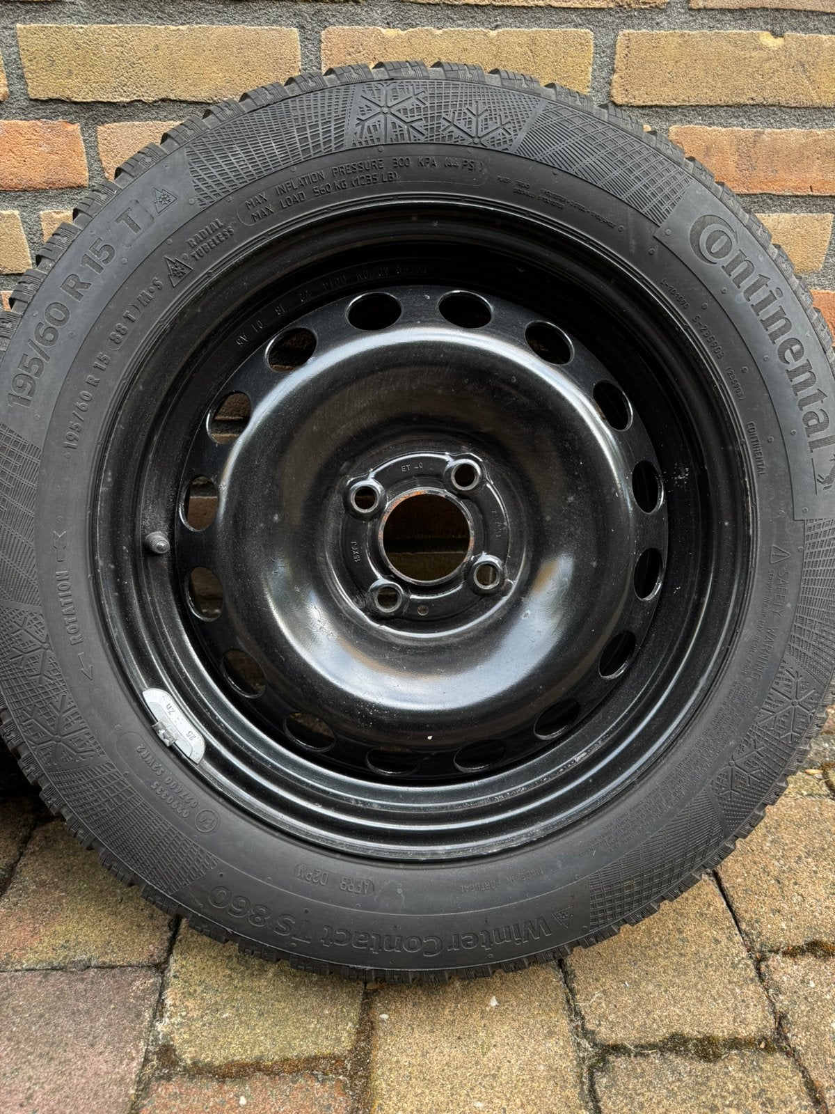 Winterwielen Renault Clio 4 staal 15 inch, Auto-onderdelen, Ophalen, Gebruikt, 15 inch, Banden en Velgen