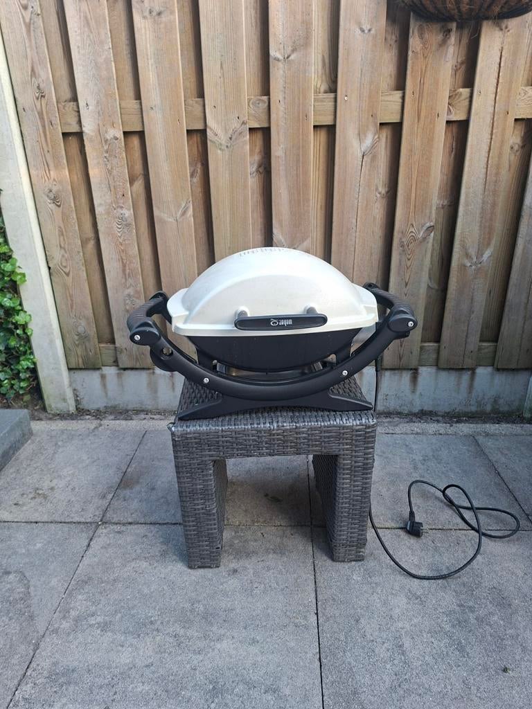 Weber Q1400 elektrische barbecue - Compact en Krachtig, Tuin en Terras, Ophalen, Gebruikt, Weber